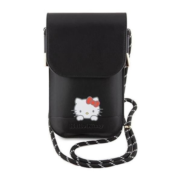 Hello Kitty Halsbandsfodral Läder Daydreaming - Svart Svart