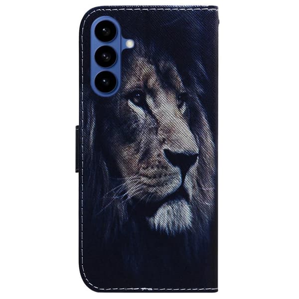 Plånboksfodral för Samsung Galaxy S26 Plus Mönstertryck Konstläder - Lion