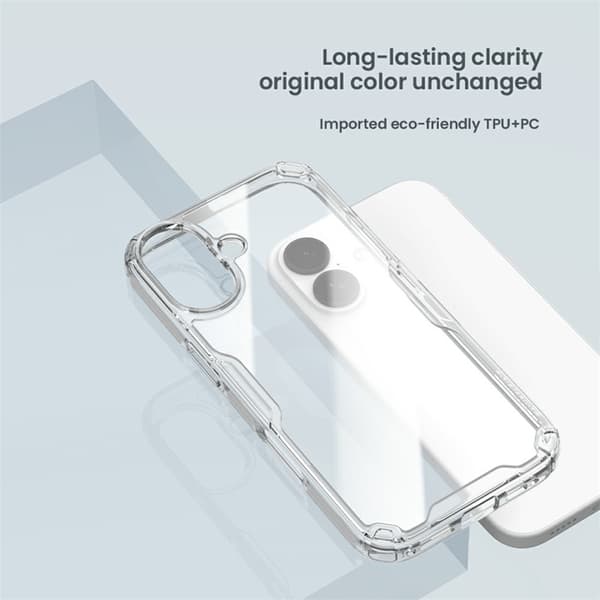 NILLKIN Mobilskal till iPhone 17 Nature Pro - Transparent Transparent