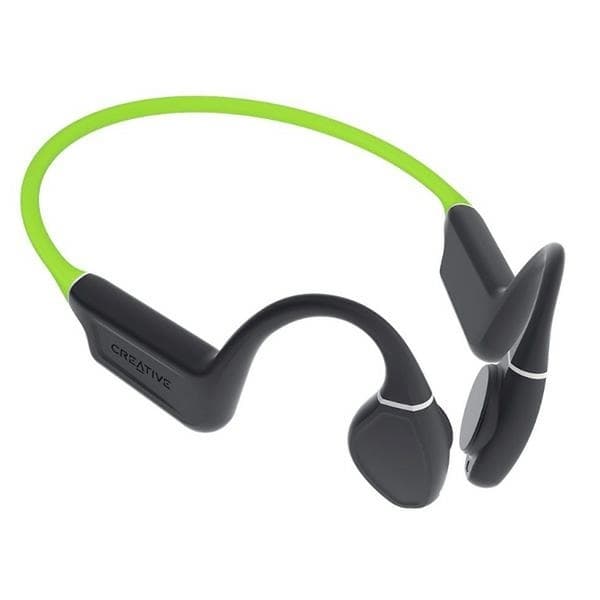 Creative On-Ear Hovedtelefoner Trådløs Outlier Free Plus - Grå/Grøn Grön