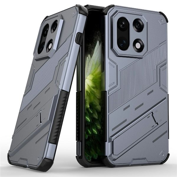 Mobilskal till OnePlus 15 PC + TPU Shockproof Kickstand - Grå Grå