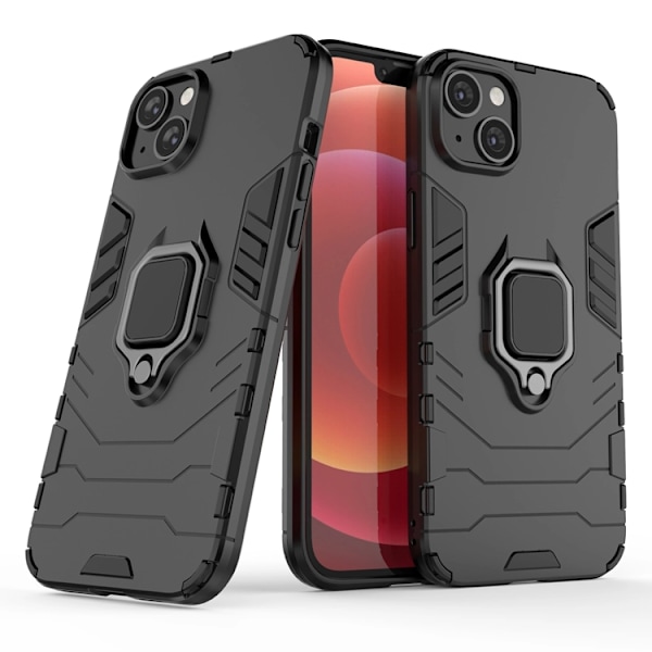 iPhone 14 Pro Mobilskal Ring Armor - Svart Svart