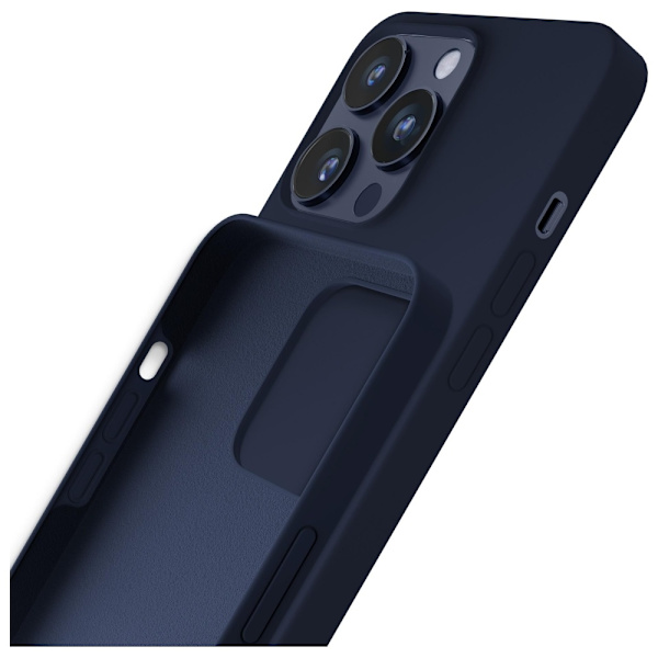 3MK Mobilskal till iPhone 16 Pro 6.3 Silikon - Marinblå