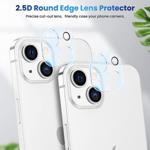 [2-PACK] Kameralinsebeskytter i hærdet glas iPhone 13/13 mini