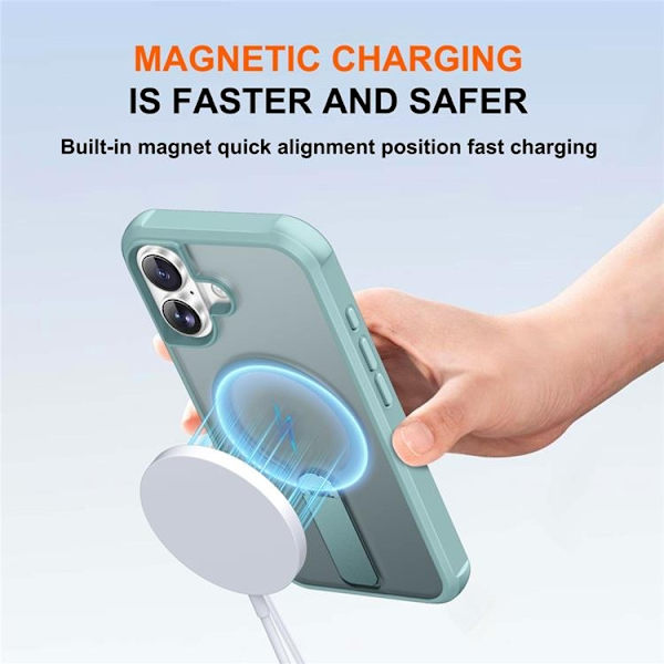 Mobilskal till iPhone 17 MagSafe Kickstand - Blå Blå