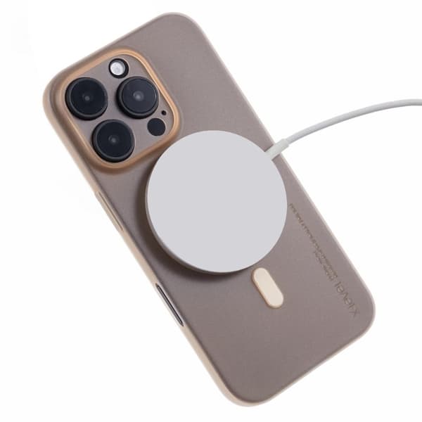 X-LEVEL Mobilskal till iPhone 16 Pro MagSafe Ultra Tunn 0.18mm Guld