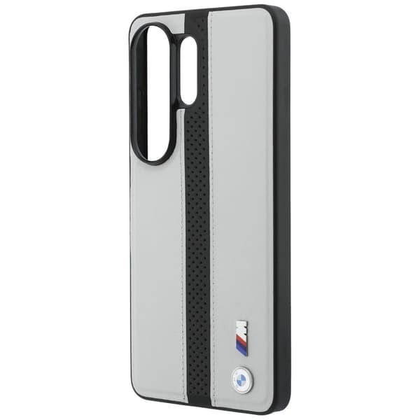 BMW Mobilskal För Galaxy S26 Ultra Magsafe Perforated Stripe Logo - Grå Grå