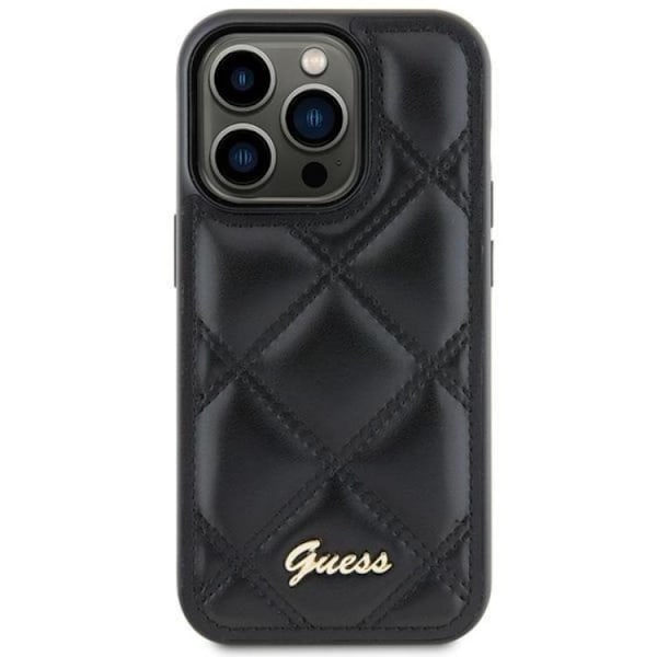 Guess Galaxy S23 FE Mobilskal Quilted Metal Logo - Svart Svart