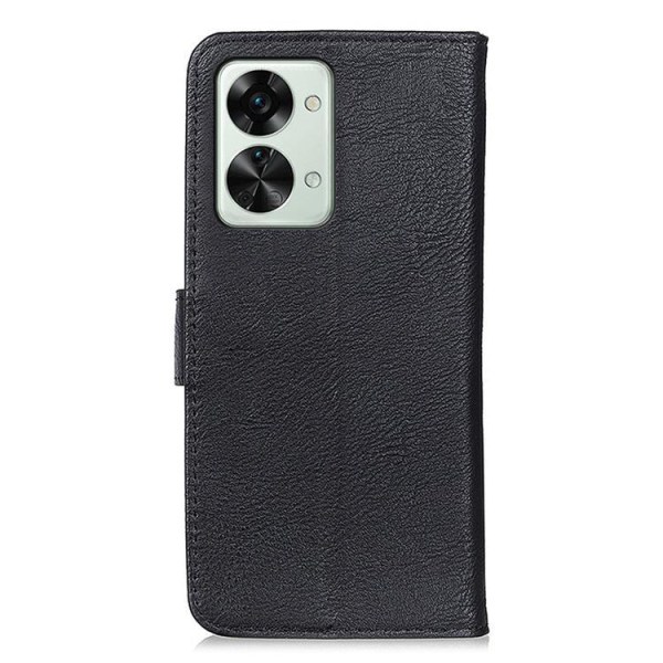 KHAZNEH OnePlus Nord 2T 5G lompakkokotelo iskunkestävä - musta