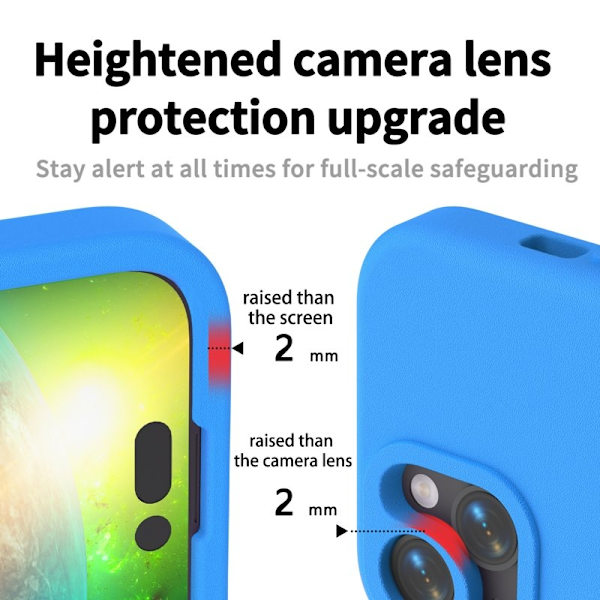 Mobilskal till iPhone 14/13 Shockproof EVA Skydd - Blå Blå