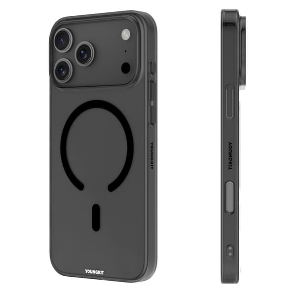 YOUNGKIT Mobilskal till iPhone 17 Pro MagSafe PC - Svart Svart