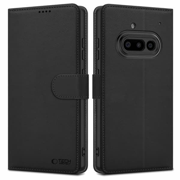 Tech-Protect Nothing Phone 3a Pung Taske - Mat Sort Svart