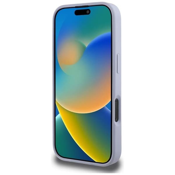 Guess telefontaske til iPhone 16 Pro Hot Stamp 4G Triangle Logo - Lilla Lila