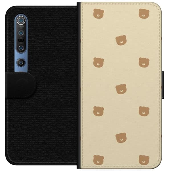 Plånboksfodral till Xiaomi Mi 10 Pro 5G med Björnmönster