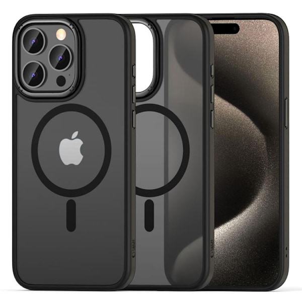 Tech-Protect iPhone 15 Pro Max Mobilskal Magsafe Magmat 2 - Svart