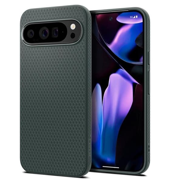 Spigen Mobilskal till Google Pixel 9 Pro XL Liquid Air - Abyss Grön Grön