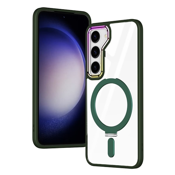 Galaxy S23 Plus Mobilskal Magsafe Kickstand Magnetic - Grön