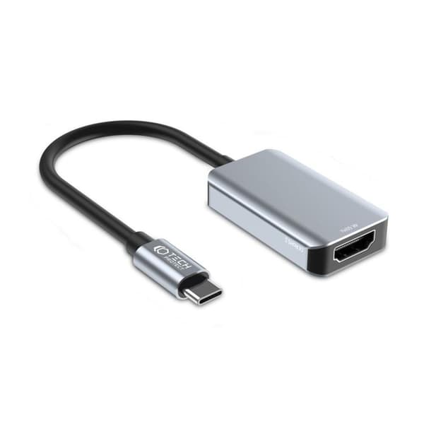 Tech-Protect USB-C til HDMI Adapter Ultraboost - Sort Svart
