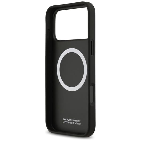 BMW telefontaske til iPhone 17 Pro Max MagSafe M Kevlar linjer & Logo - Sort Svart