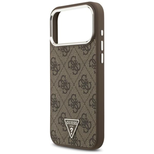 Guess Mobilskal till iPhone 17 Pro Max MagSafe 4G Triangle Logo - Brun Brun