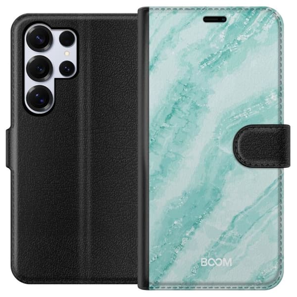 Plånboksfodral till Samsung Galaxy S25 Ultra med Mint Marble