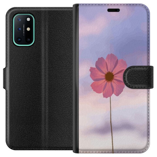 Plånboksfodral till OnePlus 8T med Rosa blomma