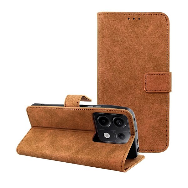 Xiaomi Redmi Note 13 Pro 5G Plånboksfodral Tender - Brun Brun