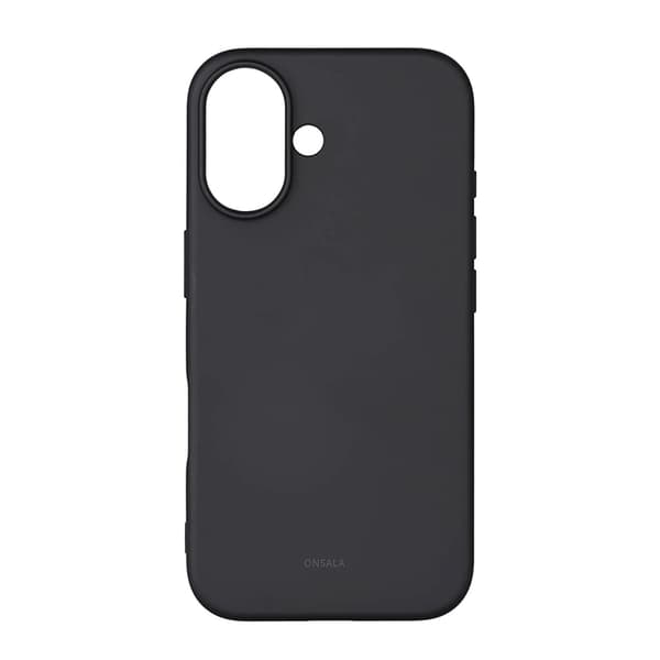 Onsala Mobilskal till iPhone 16 Silikon - Svart Svart