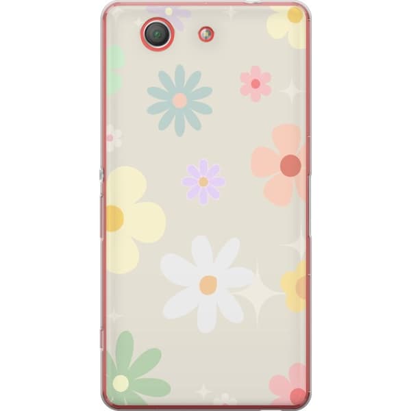 Mobilskal till Sony Xperia Z3 Compact med fejdande blommor