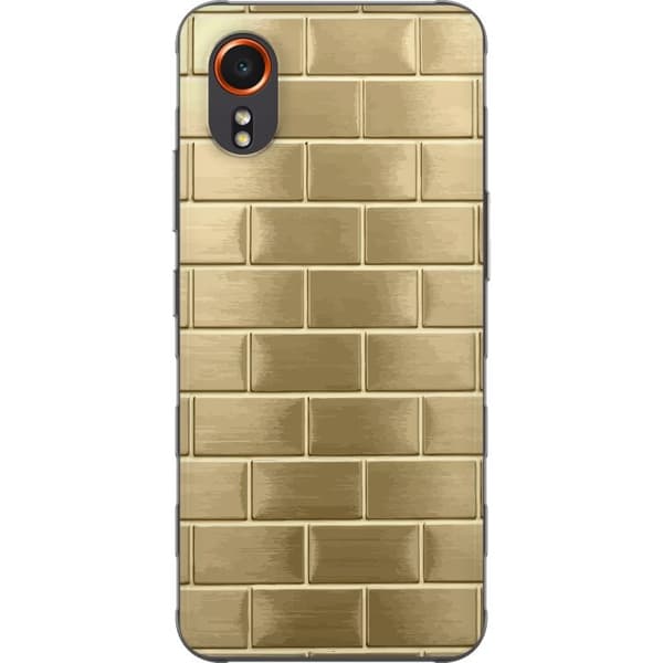 Mobilskal till Samsung Galaxy Xcover7 med Gyllene Murstenar