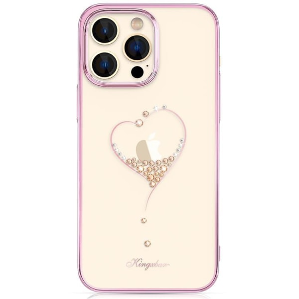 Kingxbar iPhone 14 Pro Cover Wish - Pink Crystals
