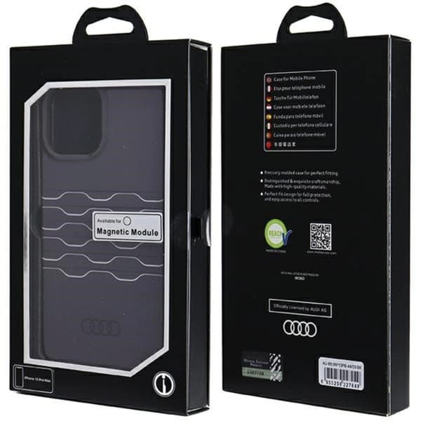 Audi iPhone 13 Pro Max -puhelinkotelo Magsafe IML - Musta Black