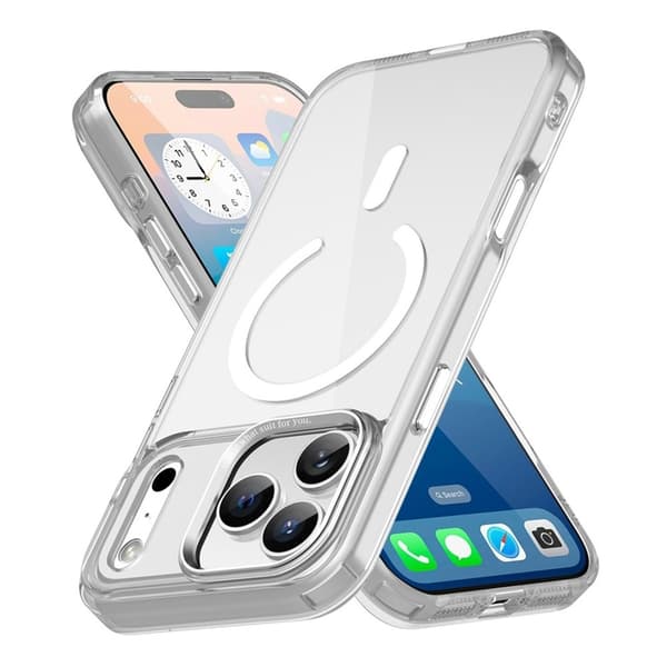 Mobilskal till iPhone 17 Pro MagSafe Transparent TPU+PC - Transparent Transparent
