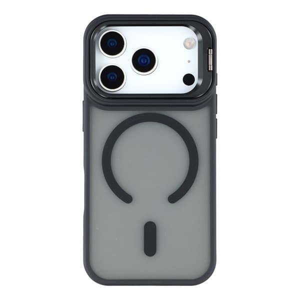Mobilskal till iPhone 17 Pro Max MagSafe Lins Kickstand - Svart Svart