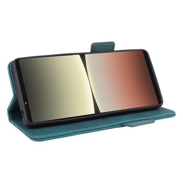 Sony Xperia 5 IV Wallet Case Decor Magneettinen lukko - Vihreä