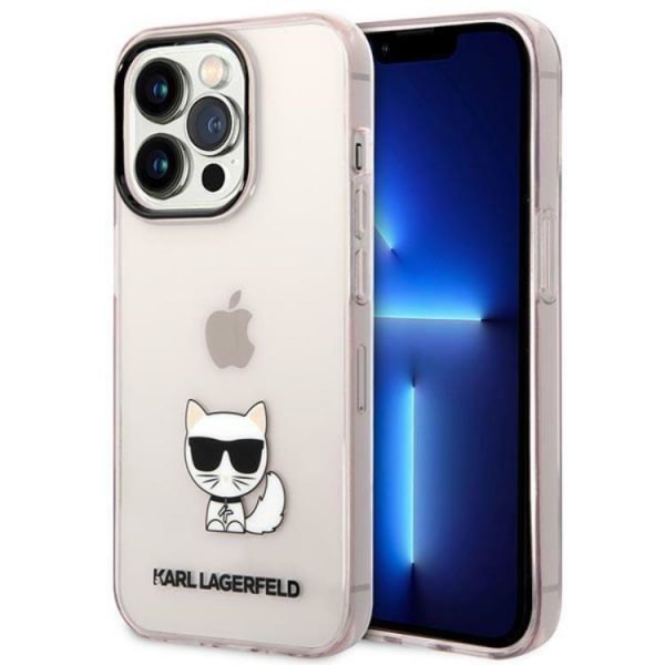 Karl Lagerfeld iPhone 14 Pro Max Skal Transparent Choupette Body