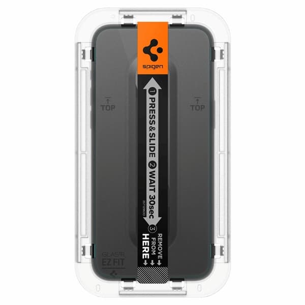 Spigen [2-Pack] iPhone 15 Pro Härdat Glas Skärmskydd 'EZ' Fit Transparent