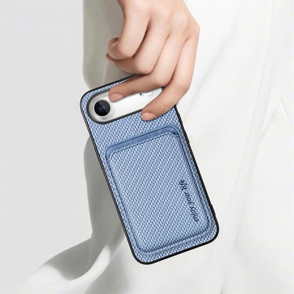 Mobilskal till iPhone Air Detachable Korthållare - Blå Blå