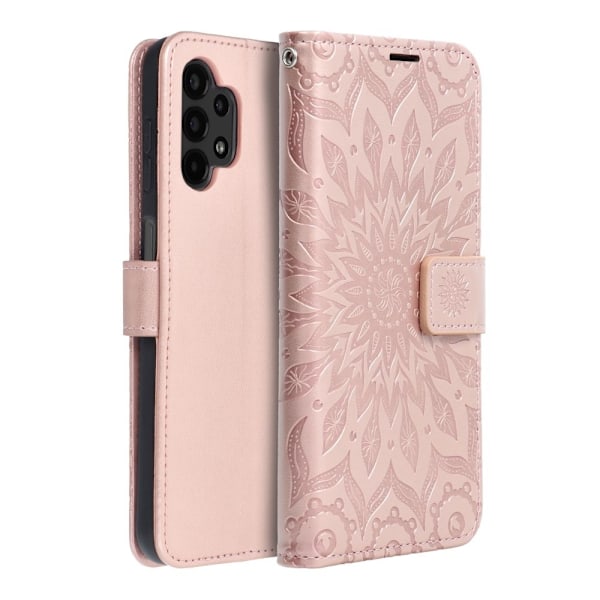 Forcell Galaxy A13 4G Fodral Mezzo - Mandala Rosa guld