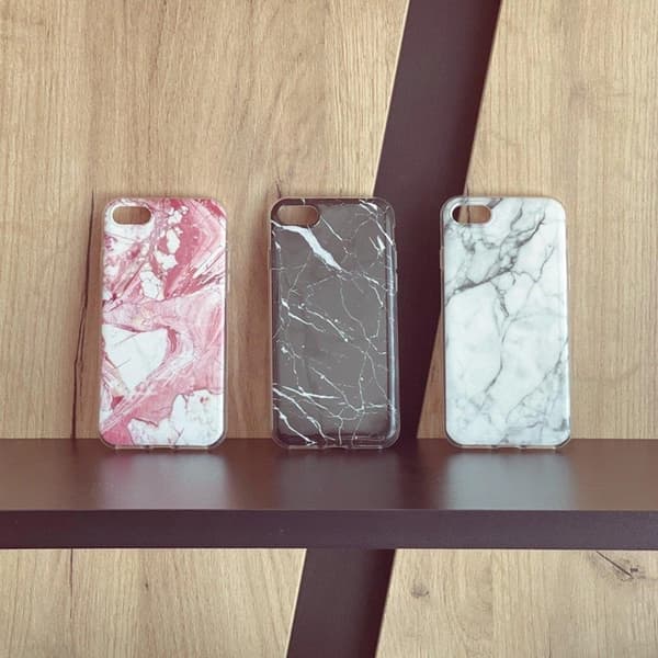 Wozinsky Telefontaske til Galaxy S22 Ultra Marmor - Hvid Vit