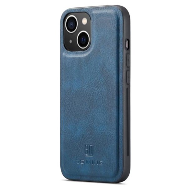 DG.MING iPhone 14 Plus Plånboksfodral Split Detachable Flip - Blå Blå