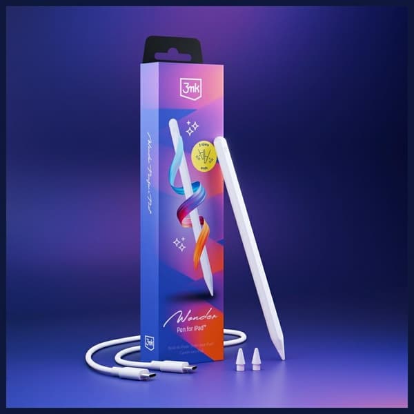 3MK Wonder Pen Magnetisk USB-C Penna för iPad