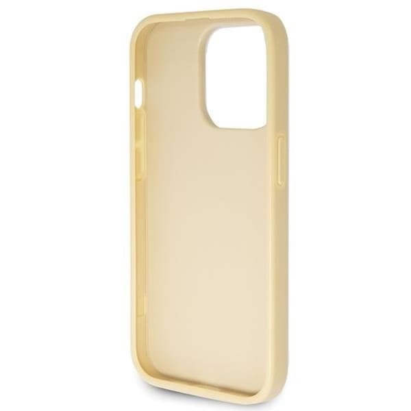 Guess Mobilskal till iPhone 14 Pro Glitter Script Big - Guld Guld