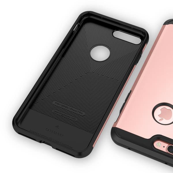 Caseology Titan Skal till iPhone 7 Plus - Rose Gold Roséguld