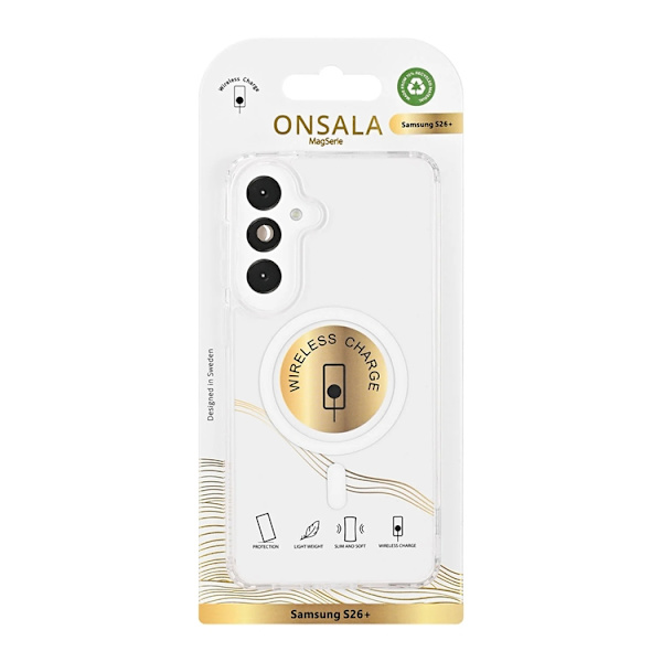 Onsala Mobilskal för Galaxy S26 Plus MagSafe - Transparent Transparent