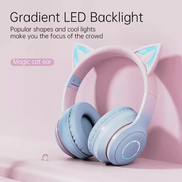 Over-Ear Hörlurar för Barn med Mic Justerbara Fällbara BT029C - Grön Grön