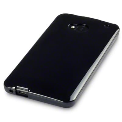 FlexiSkal till HTC One (M7) (Svart) Svart