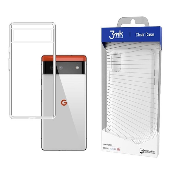 3MK Google Pixel 6 Skal - Clear Transparent