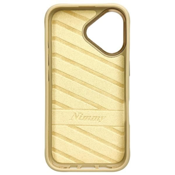 Nimmy Mobilskal till iPhone 16 Cool & Cute 2.0 Cat - Khaki Brun