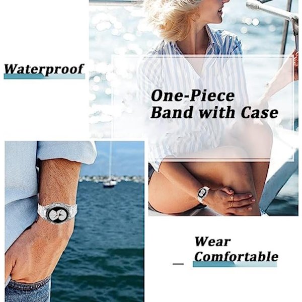 Galaxy Watch 4/5 (40mm) Replacement Case Band - Clear
